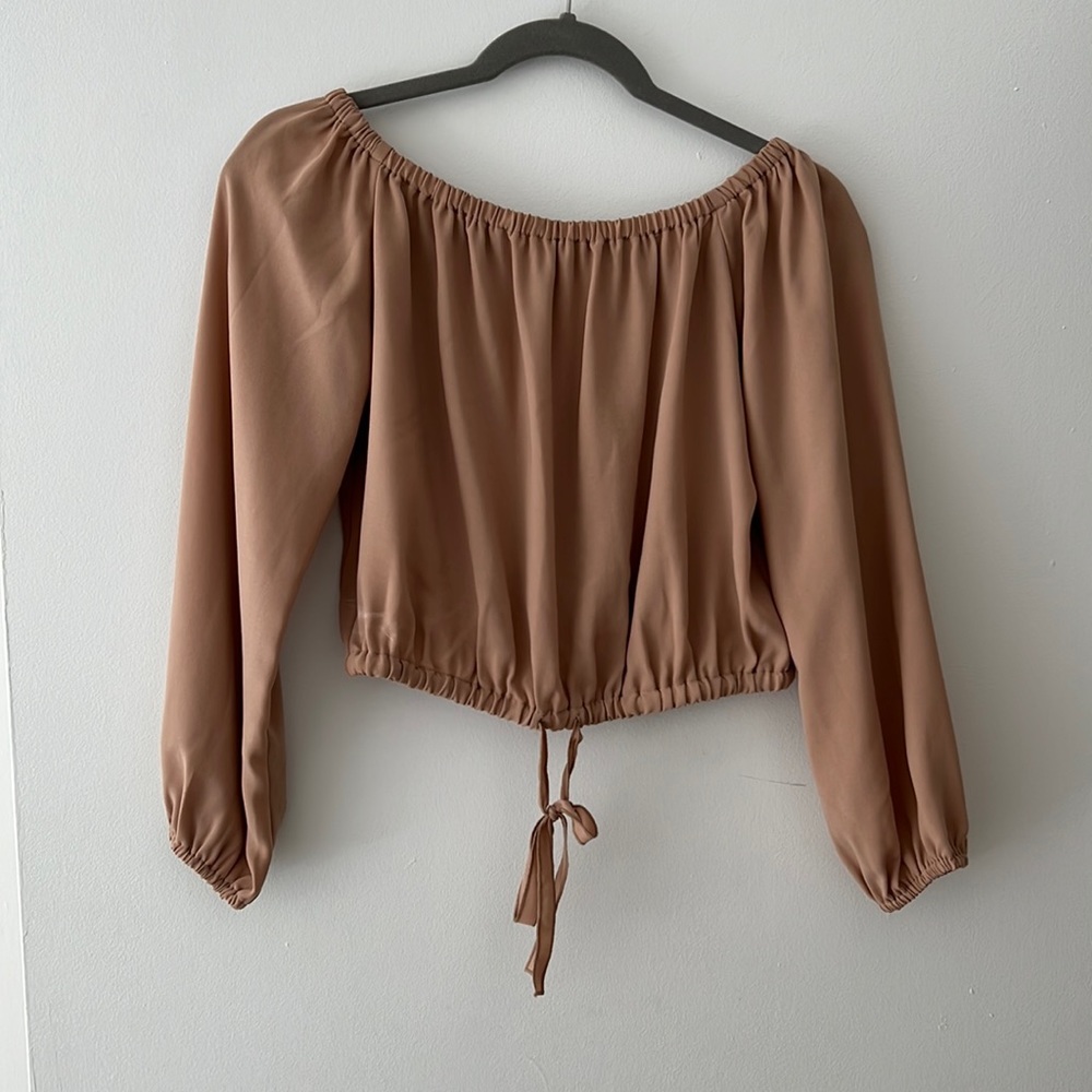Aritzia off the shoulder long sleeve